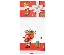 Flat Xmas Gift Bag for Confectionery